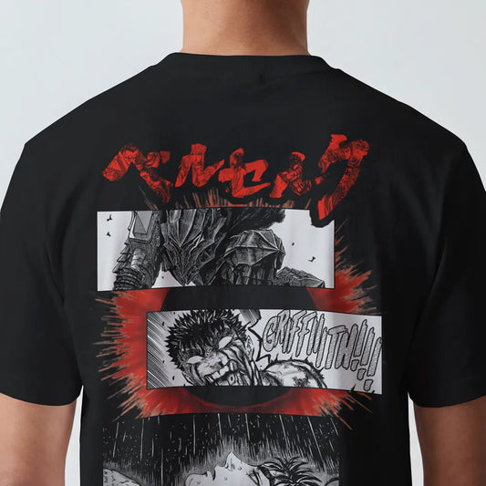 Akaame Studio™ - Blood Eclipse T-Shirt - Dark Armor Graphic Shirt