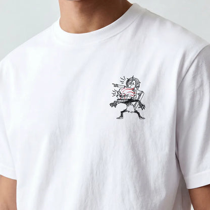 Akaame Studio™ - Supernatural Duo Graphic Tee - Occult & Alien Anime Shirt