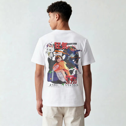 Akaame Studio™ - Supernatural Duo Graphic Tee - Occult & Alien Anime Shirt