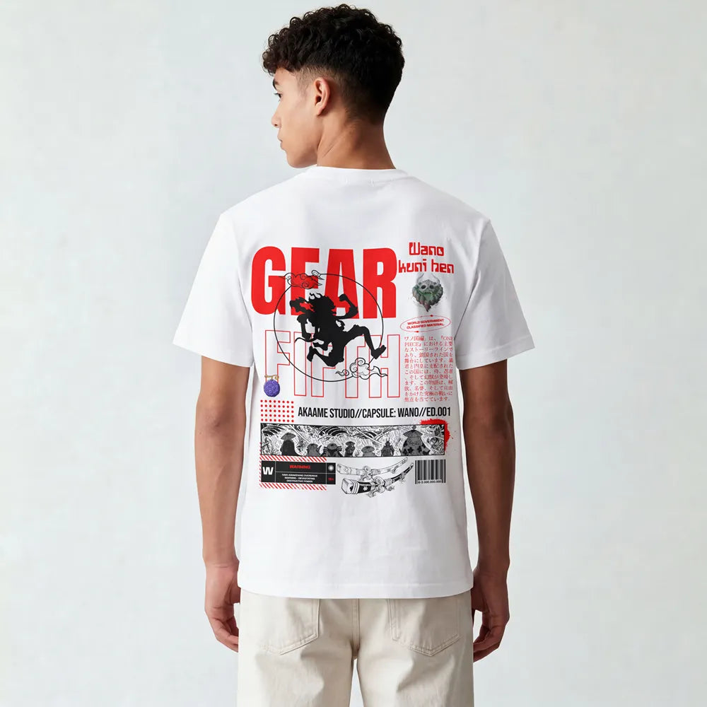 Akaame Studio™ - Awakened Warrior Graphic Tee - Samurai Arc Streetwear